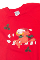 Garfield On A Candy Cane Ugly Christmas Sweater 63763