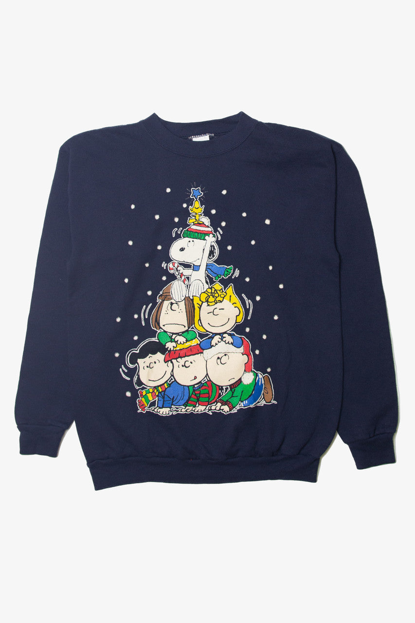 Peanuts Characters Ugly Christmas Sweatshirt 63764
