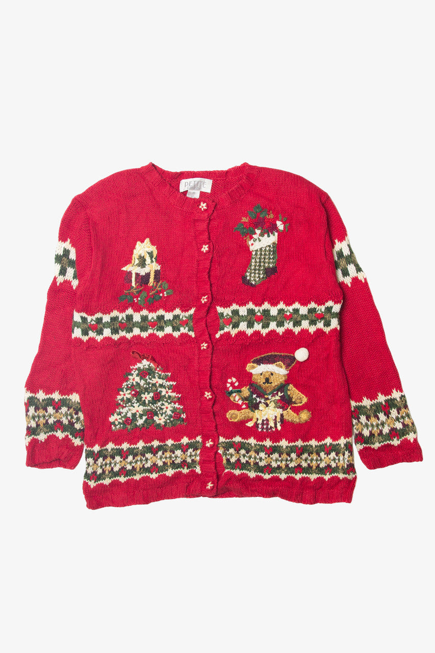 Red Ugly Christmas Cardigan 63785