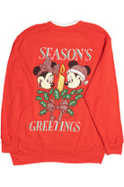 Vintage "Merry Christmas Mickey" Mickey & Minnie Ugly Christmas Sweatshirt (1990s) 63791