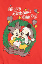 Vintage "Merry Christmas Mickey" Mickey & Minnie Ugly Christmas Sweatshirt (1990s) 63791
