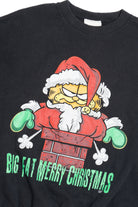 Vintage Garfield "Big Fat Merry Christmas" Ugly Christmas Sweatshirt