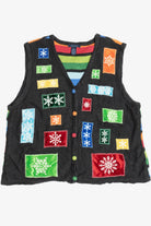 Black Rainbow Stripe Ugly Christmas Vest 63797