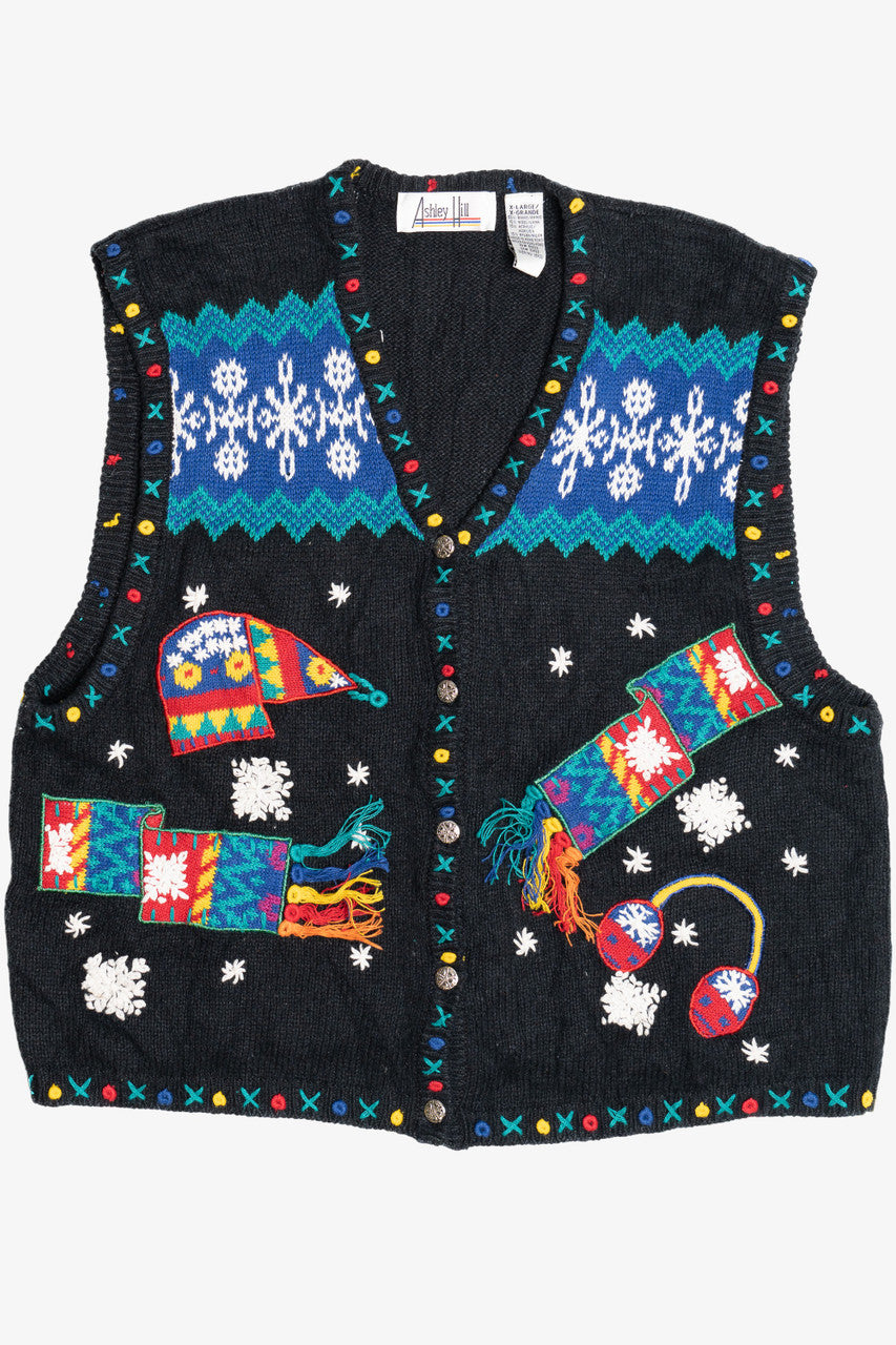 Snowy Winter Gear Ugly Christmas Vest 63801
