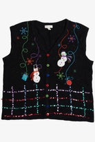 Black Ugly Christmas Vest 63803