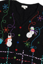 Black Ugly Christmas Vest 63803