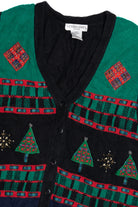 Black Ugly Christmas Vest 63811