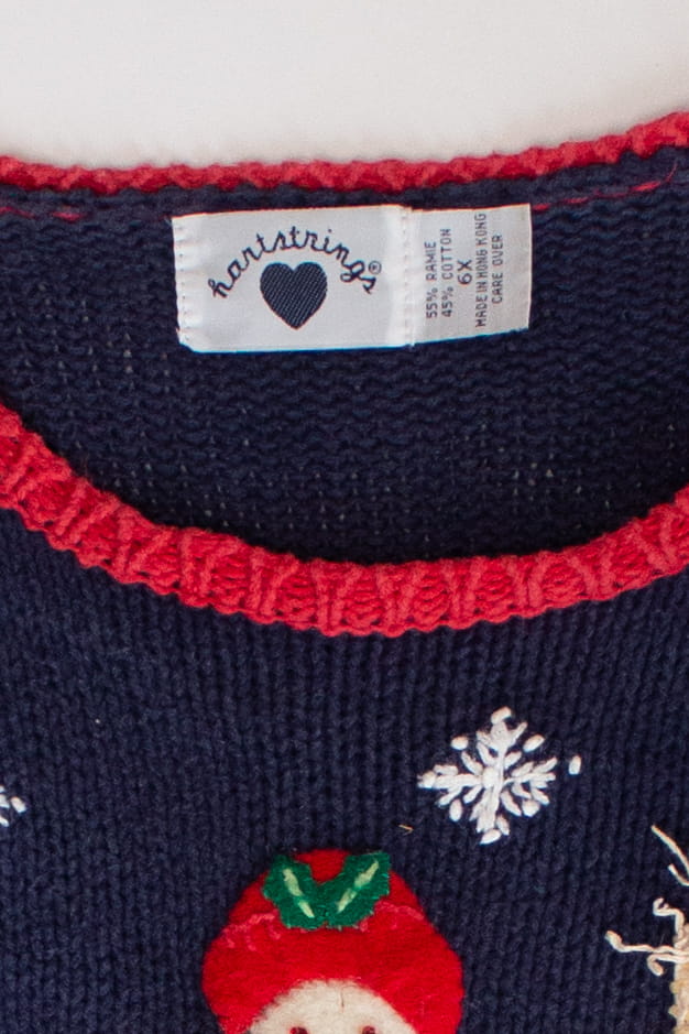 Kids Blue Ugly Christmas Pullover 63818