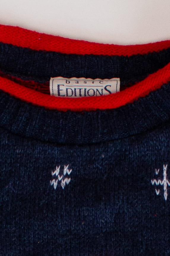 Kids Blue Ugly Christmas Pullover 63820