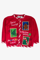 Kids Red Ugly Christmas Cardigan 63824