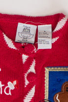 Kids Red Ugly Christmas Cardigan 63824