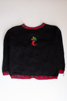 Kids Black Ugly Christmas Cardigan 63831