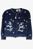 Kids Blue Ugly Christmas Cardigan 63832