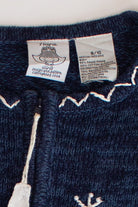 Kids Blue Ugly Christmas Cardigan 63832