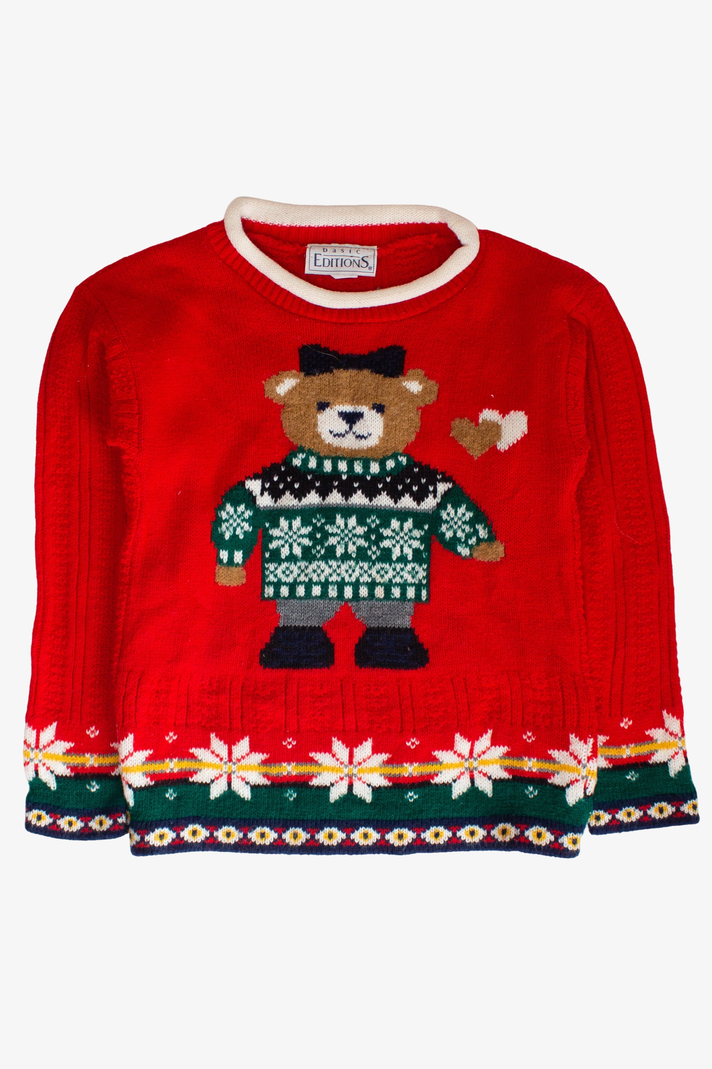 Kids Red Ugly Christmas Pullover 63834