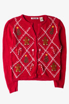 Kids Red Ugly Christmas Cardigan 63851