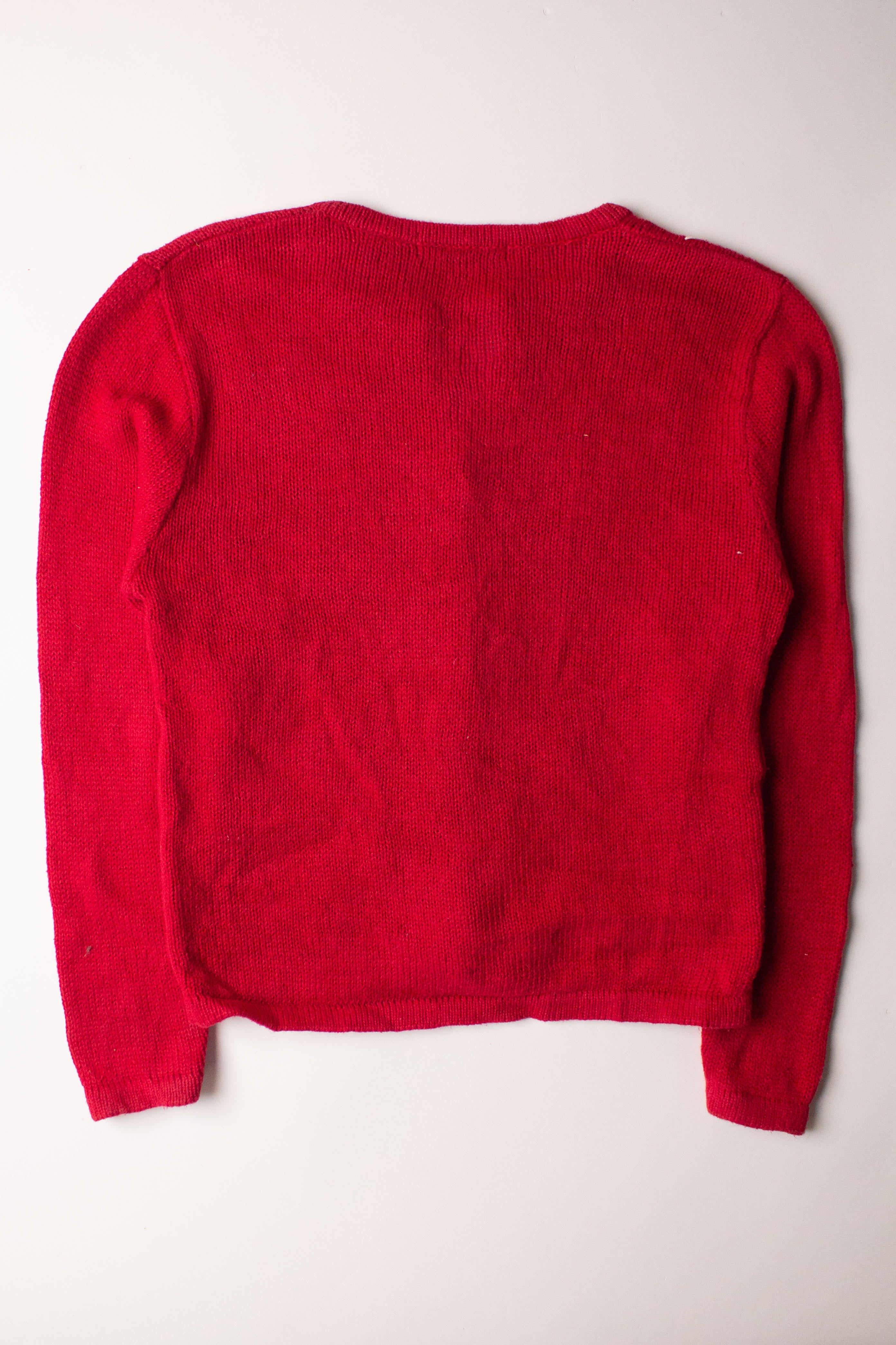 Kids Red Ugly Christmas Cardigan 63851