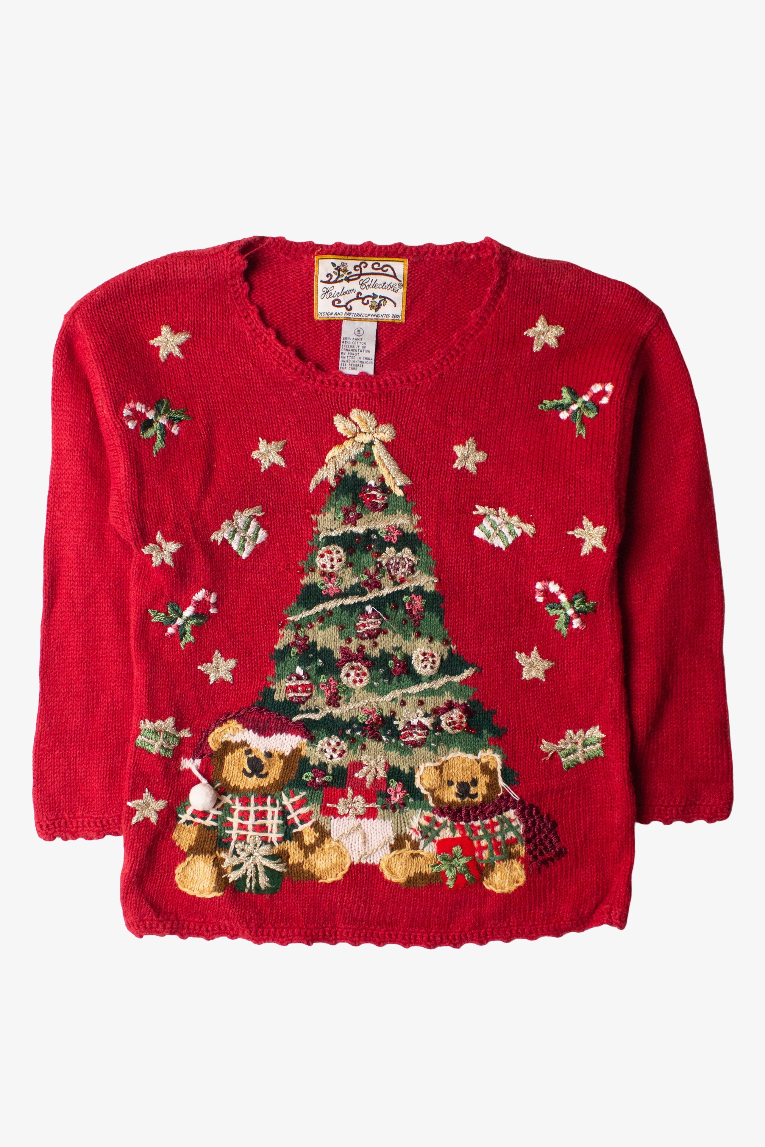 Kids Red Ugly Christmas Pullover 63852