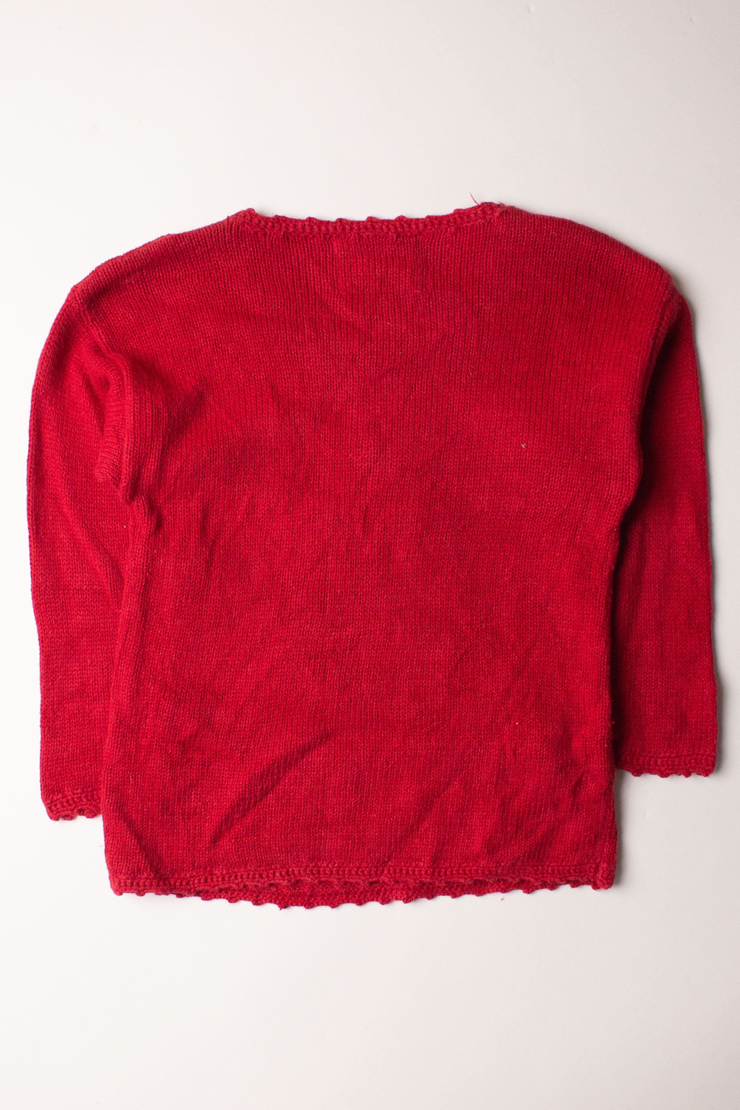 Kids Red Ugly Christmas Pullover 63852
