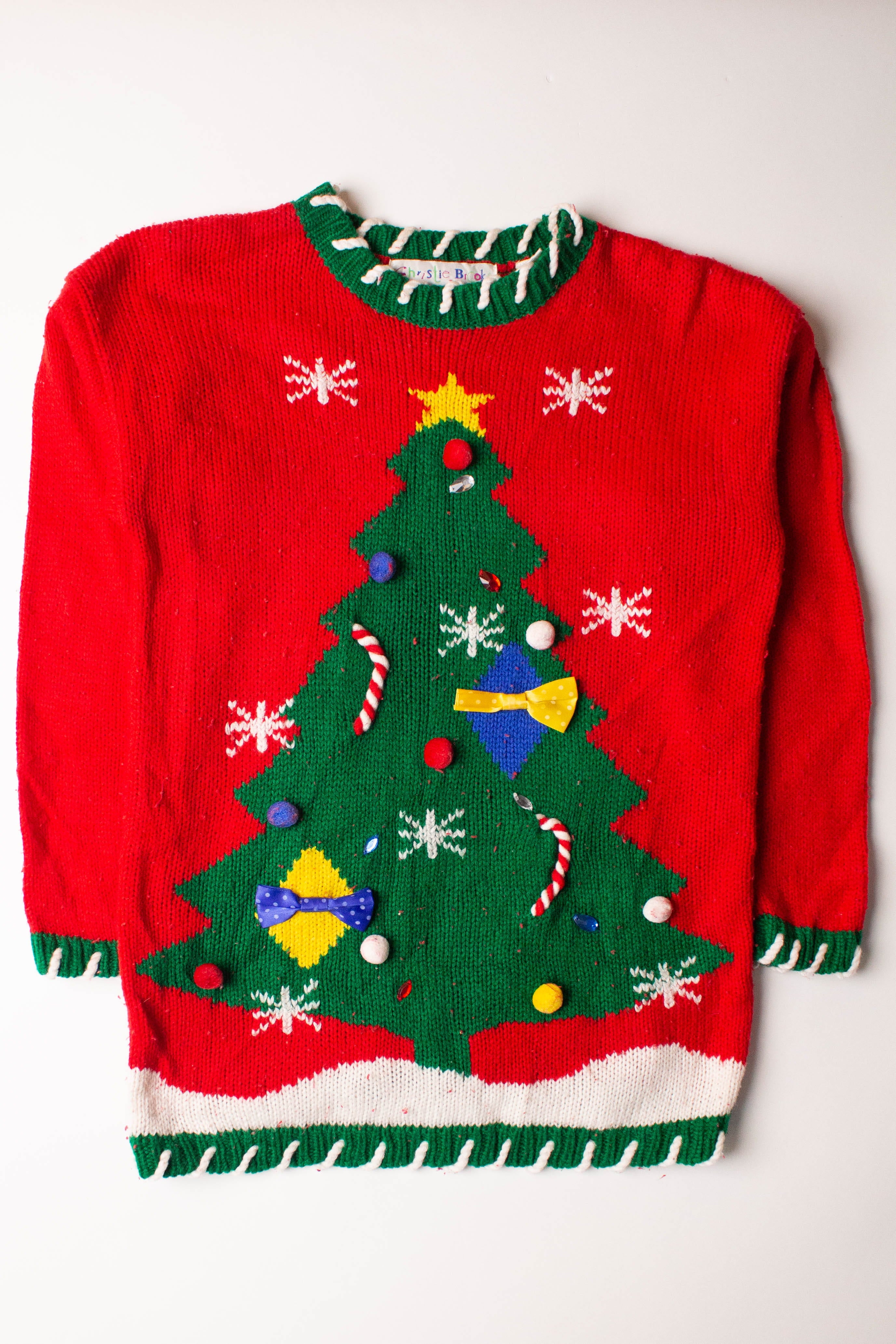 Kids Red Ugly Christmas Pullover 63855