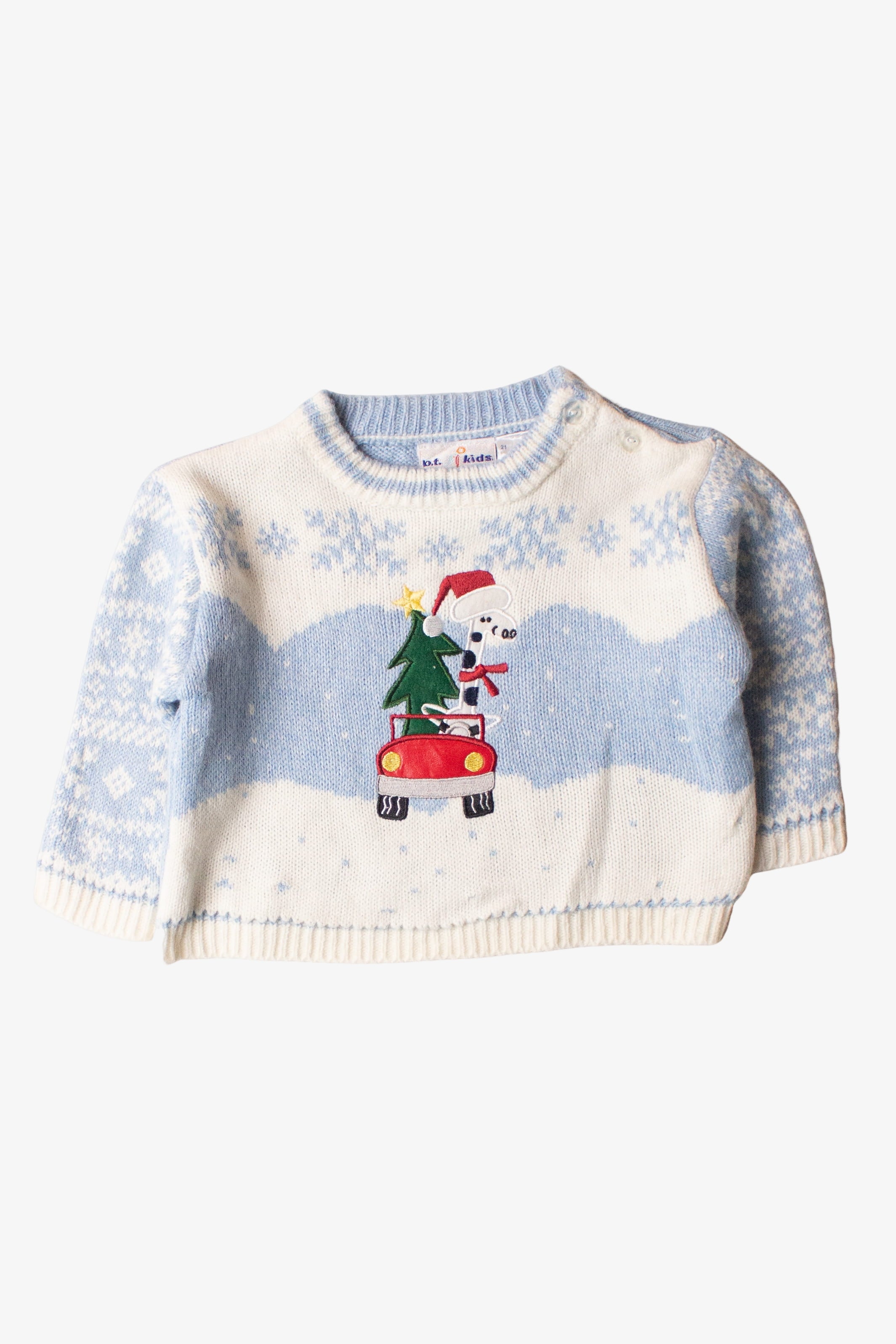 Kids Blue Ugly Christmas Pullover 63861