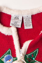 Kids Red Ugly Christmas Cardigan 63864