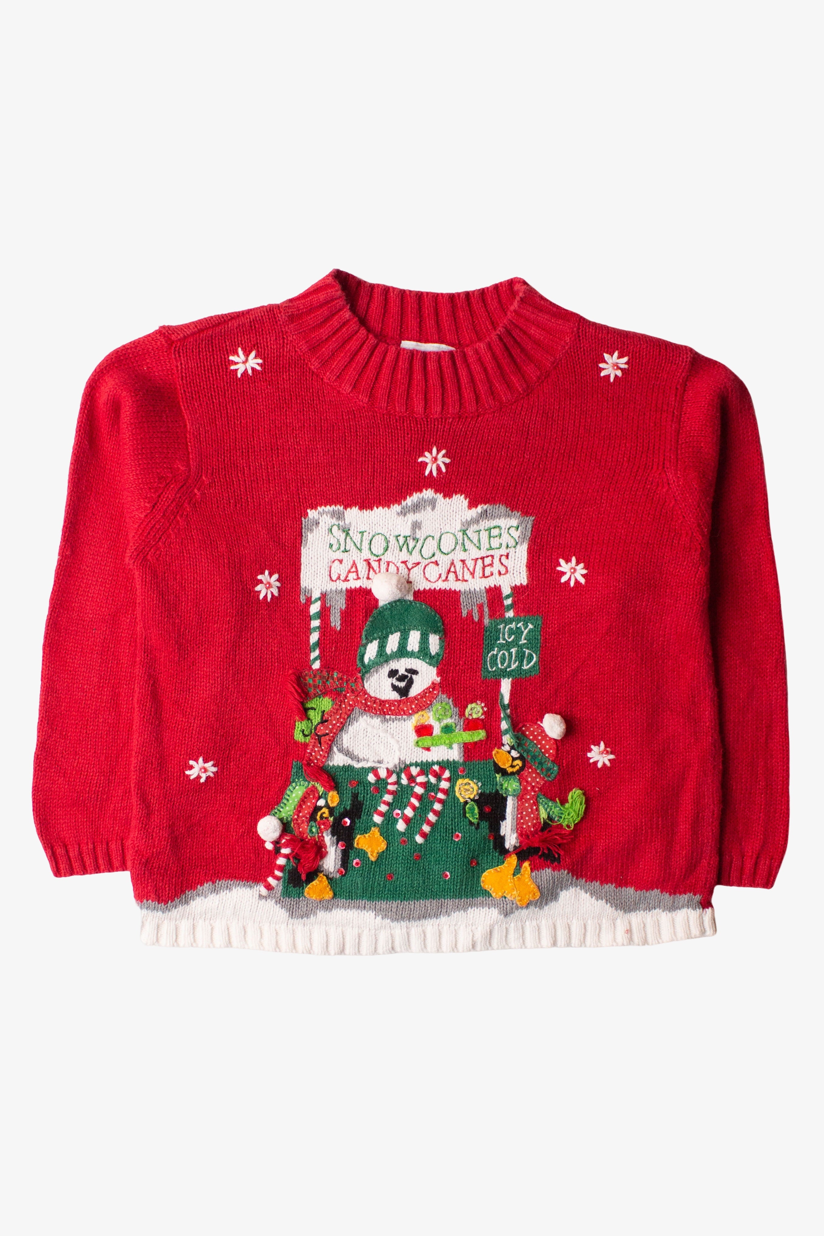 Kids Red Ugly Christmas Pullover 63866