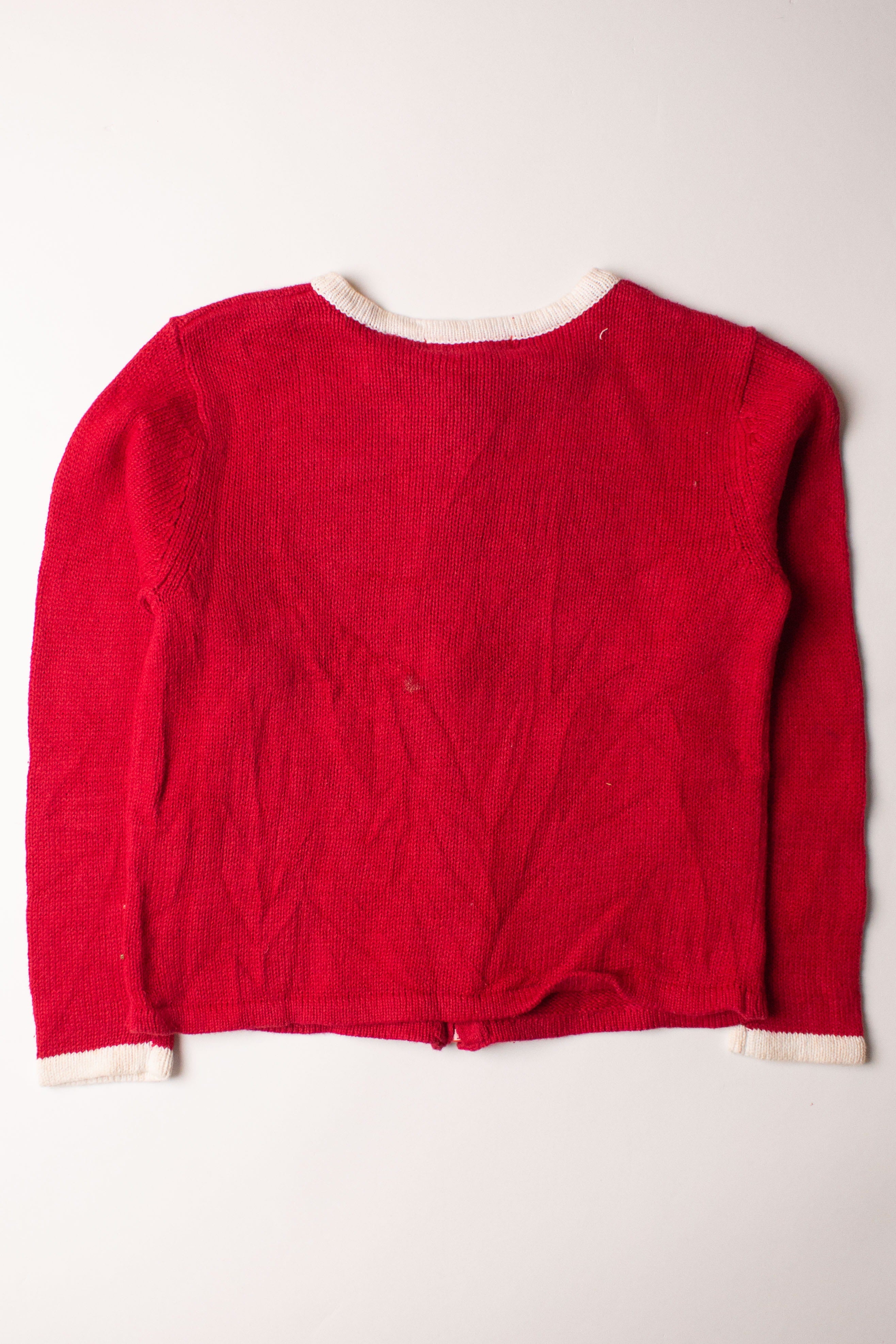 Kids Red Ugly Christmas Cardigan 63871