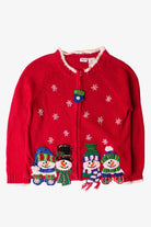 Kids Red Ugly Christmas Cardigan 63876