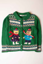 Kids Red Ugly Christmas Cardigan 63876