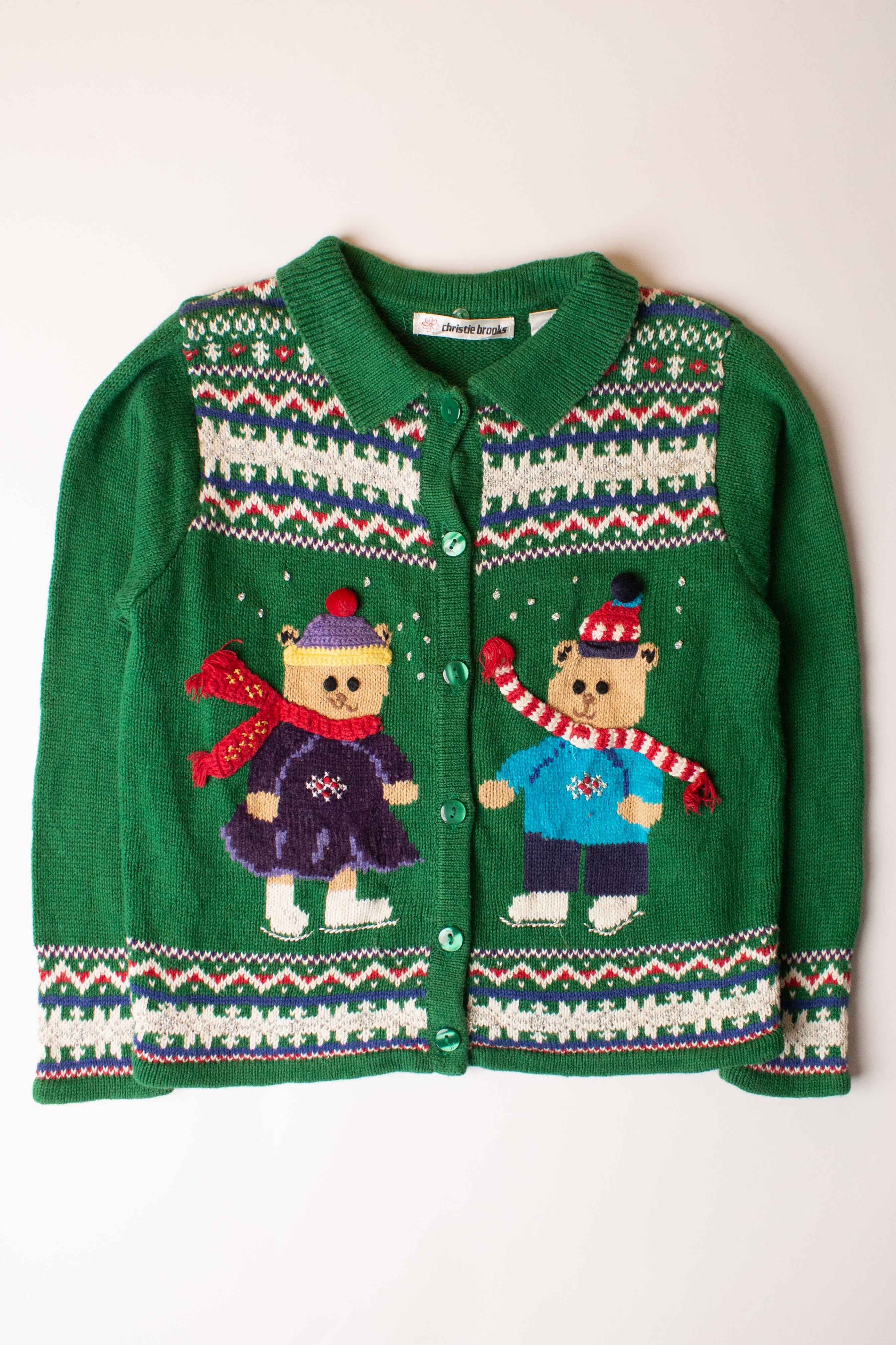 Kids Red Ugly Christmas Cardigan 63876