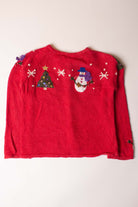 Kids Red Ugly Christmas Cardigan 63878