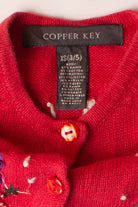 Kids Red Ugly Christmas Cardigan 63878