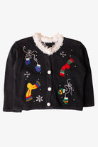 Kids Black Ugly Christmas Cardigan 63879