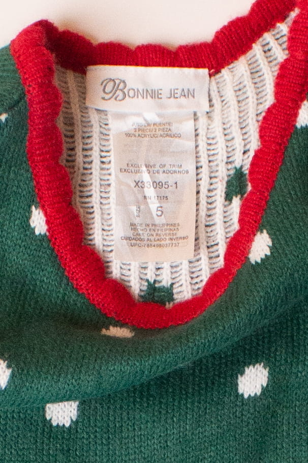 Kids Green Ugly Christmas Dress 63883  Ragstock