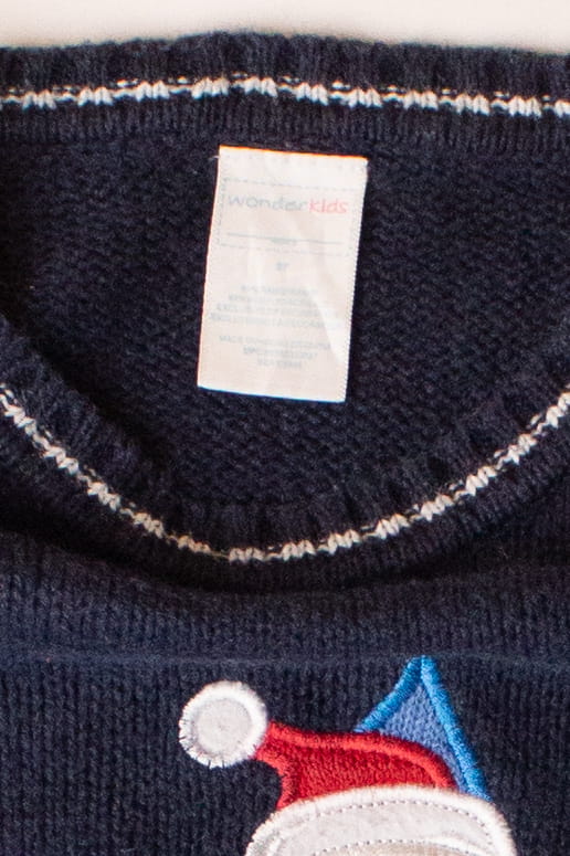 Kids Blue Ugly Christmas Pullover 63885