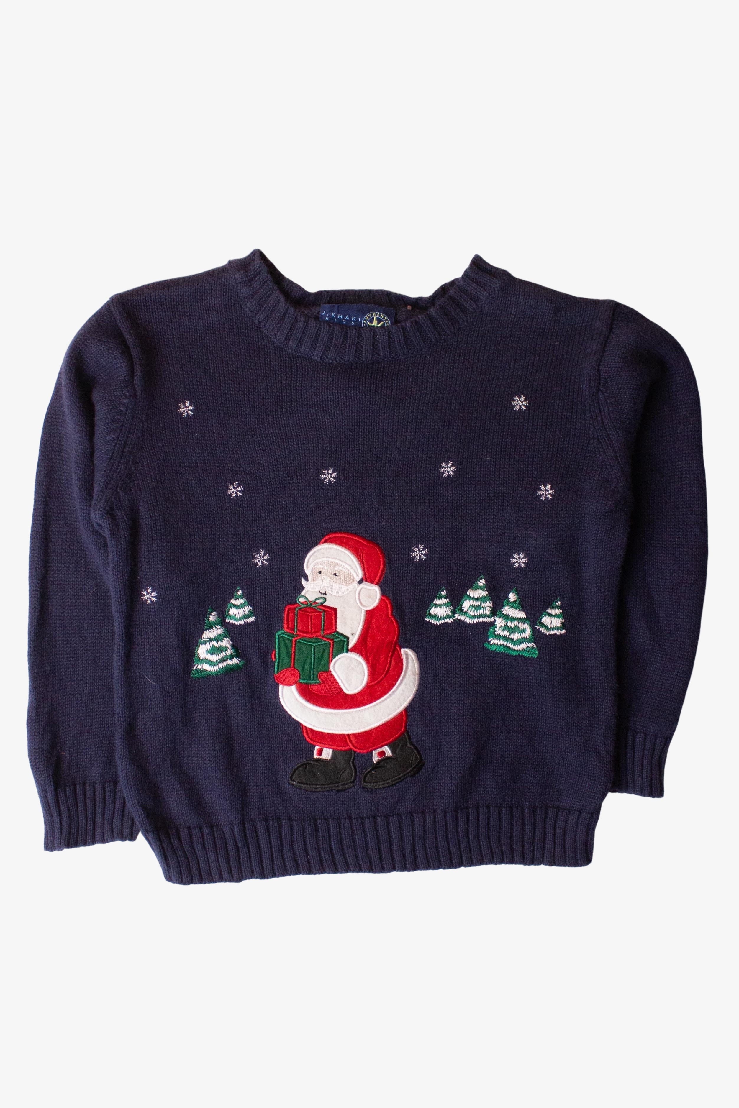 Kids Blue Ugly Christmas Pullover 63889