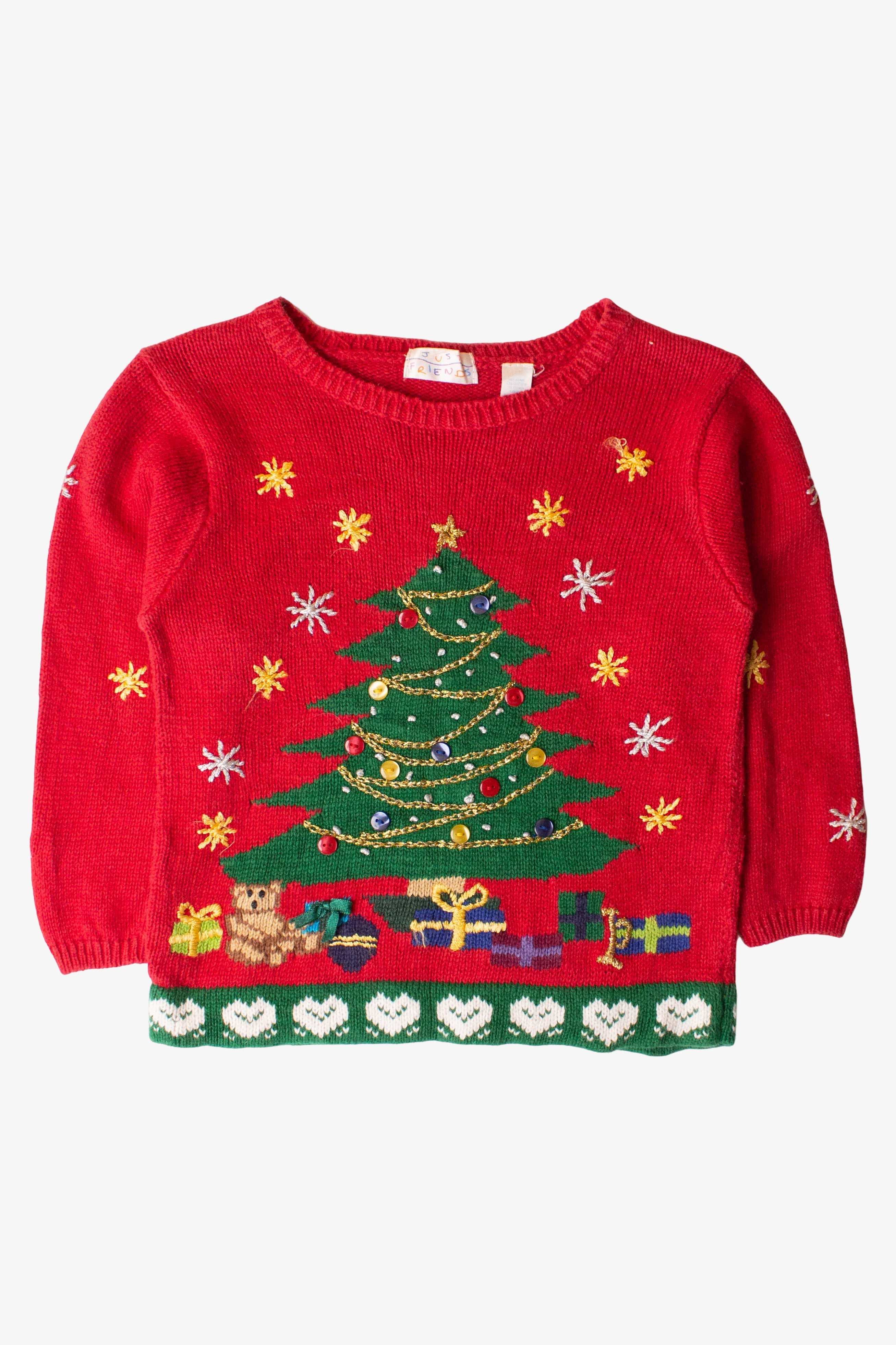 Kids Red Ugly Christmas Pullover 63891