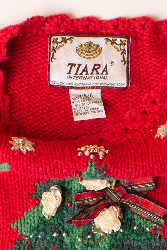 Kids Red Ugly Christmas Pullover 63896