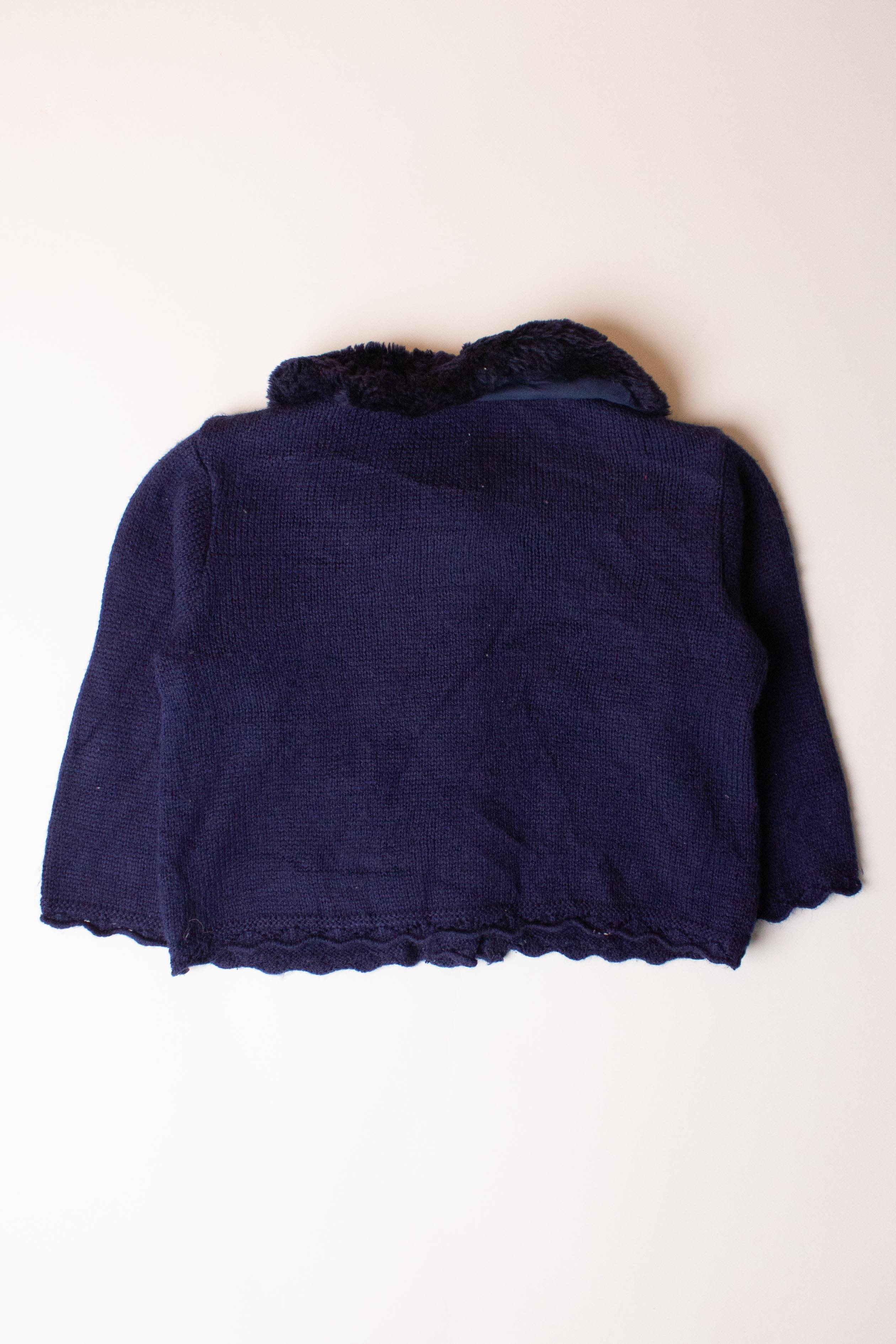 Kids Blue Ugly Christmas Cardigan 63898