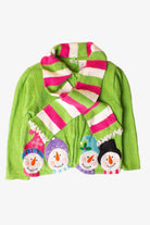 Kids Green Ugly Christmas Cardigan 63899