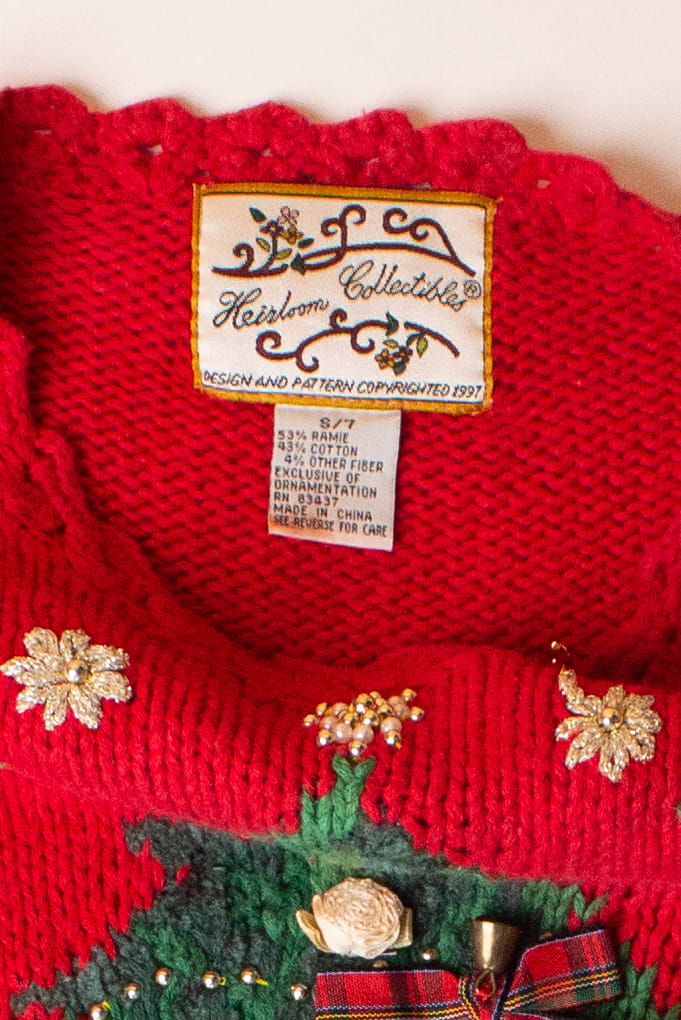 Kids Red Ugly Christmas Pullover 63900
