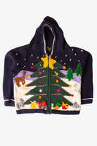 Kids Blue Ugly Christmas Cardigan 63902