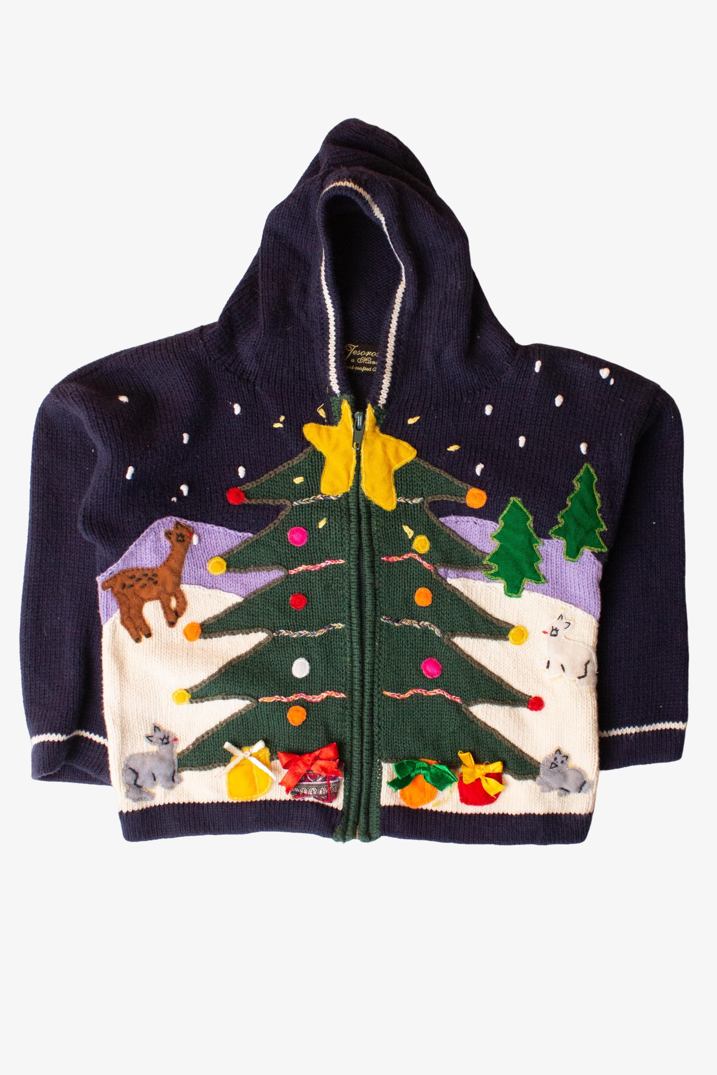 Kids Blue Ugly Christmas Cardigan 63902