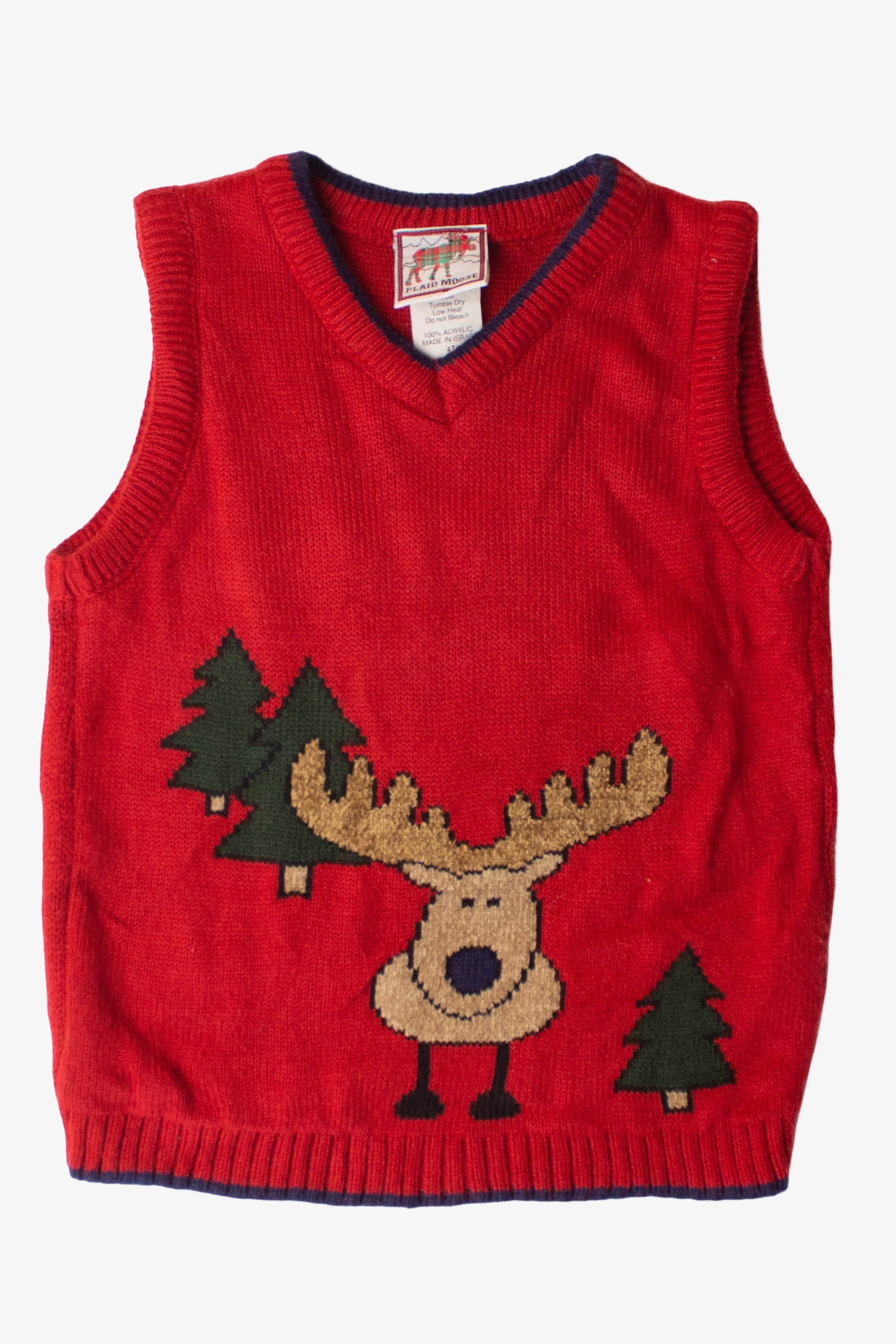 Kids Red Ugly Christmas Vest 63907