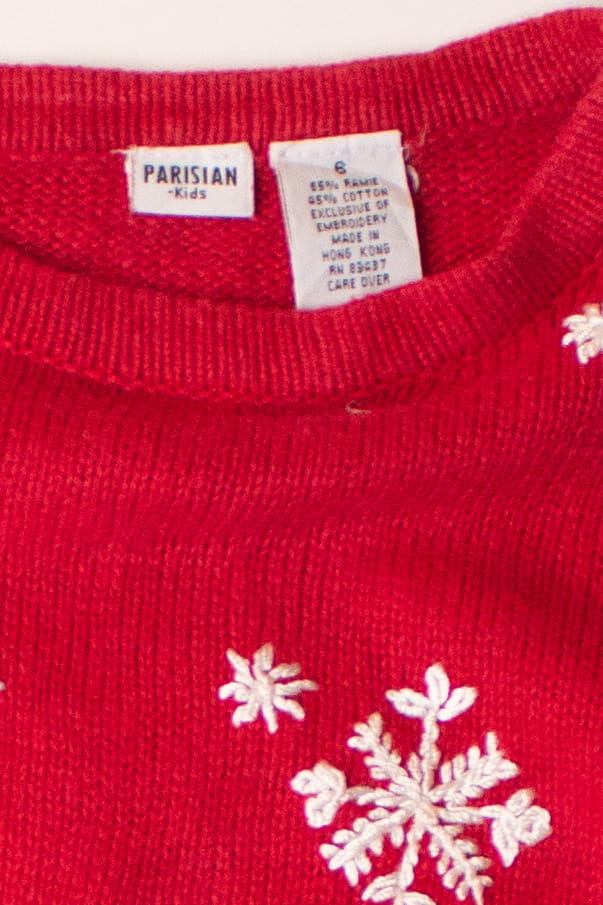 Kids Red Ugly Christmas Pullover 63912