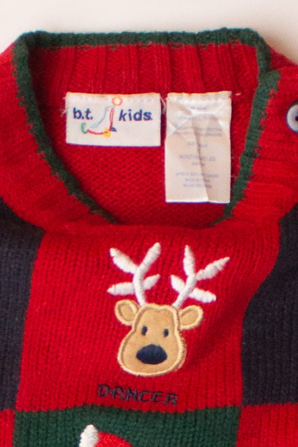 Kids Red Ugly Christmas Pullover 63914
