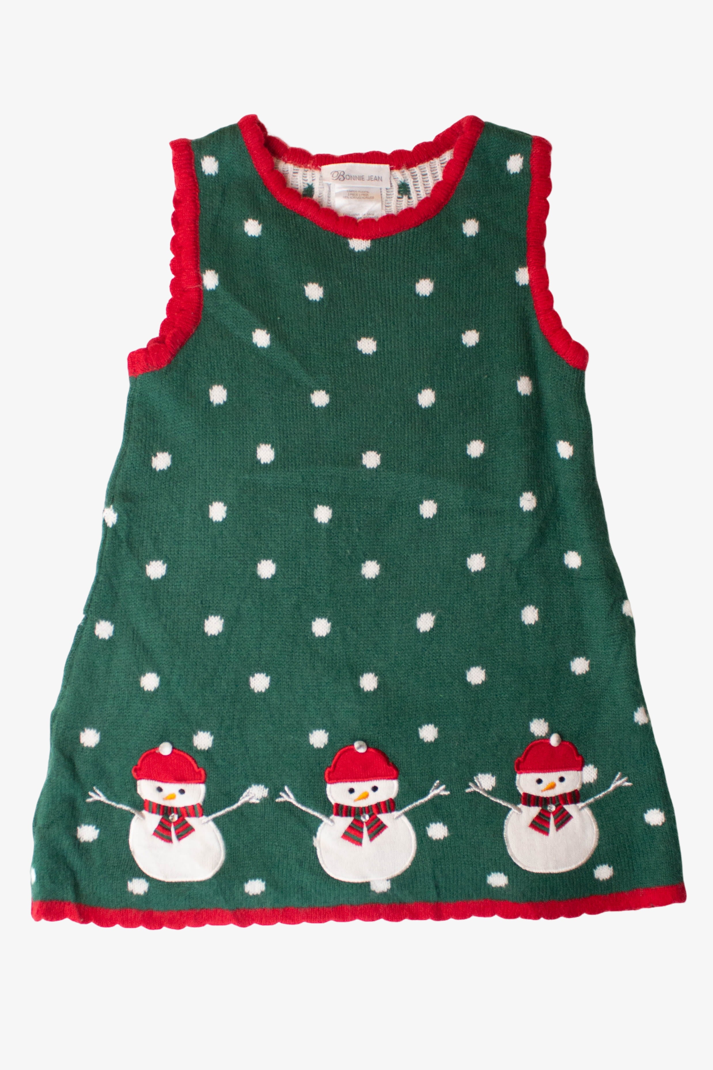 Kids Green Ugly Christmas Dress 63917