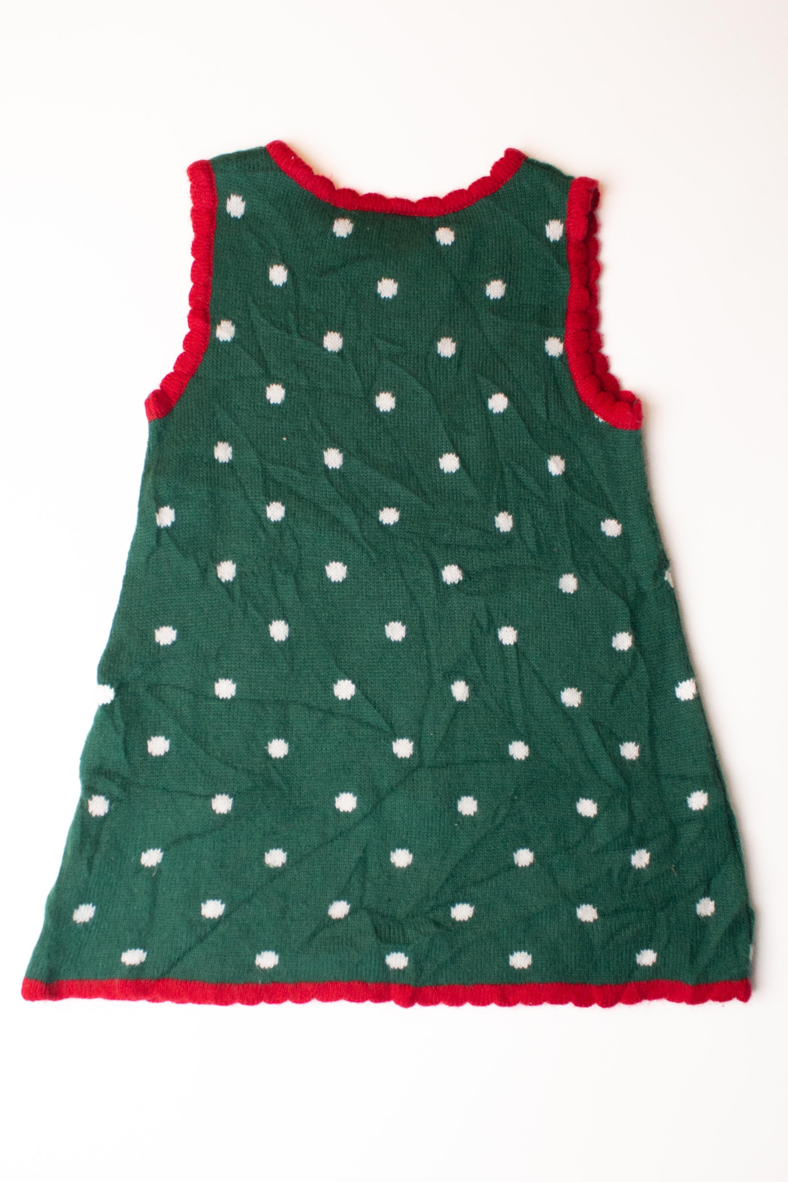 Kids Green Ugly Christmas Dress 63917