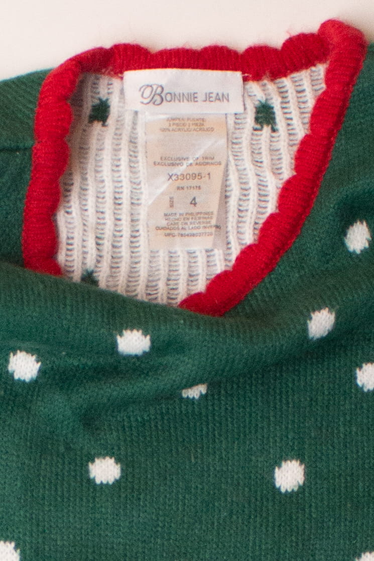 Kids Green Ugly Christmas Dress 63917